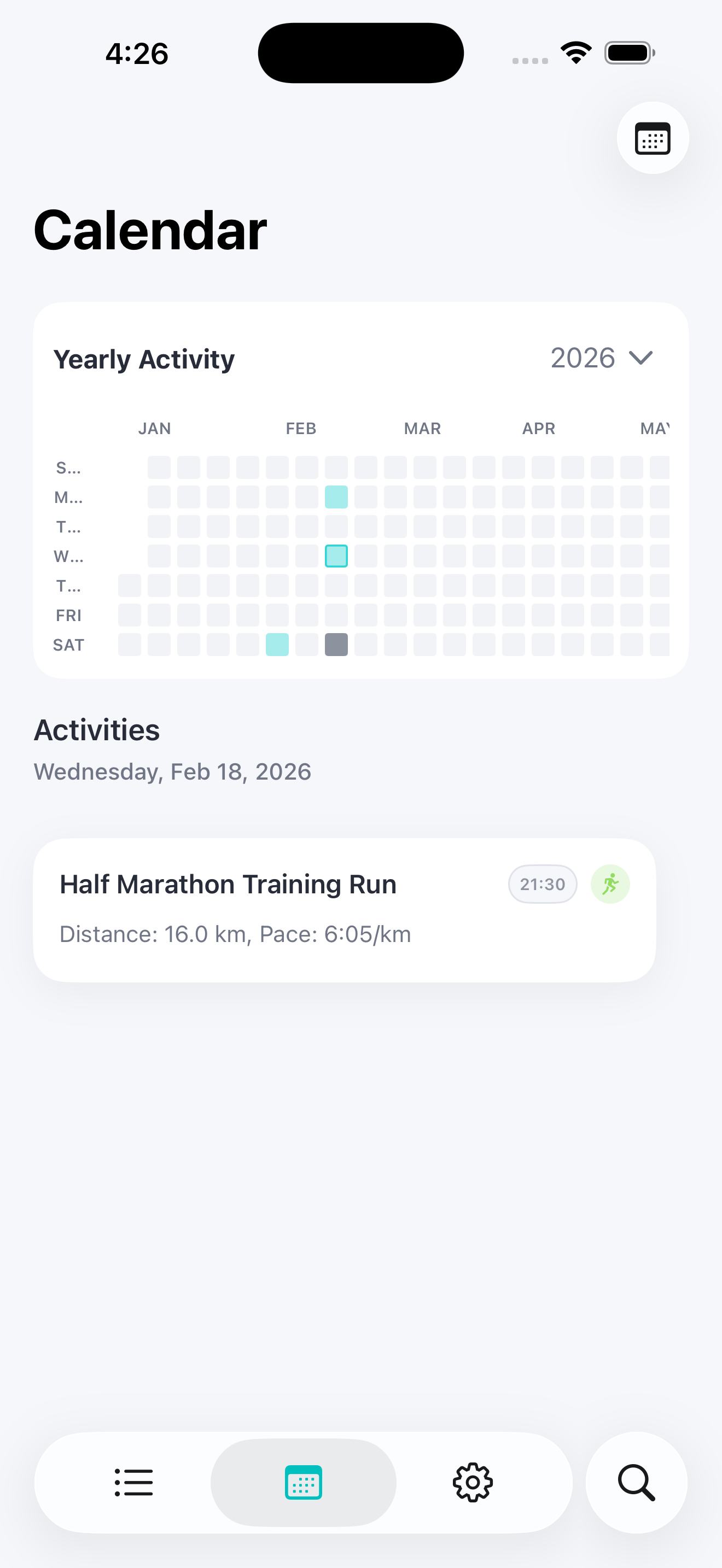 Yearly Heatmap Visualization